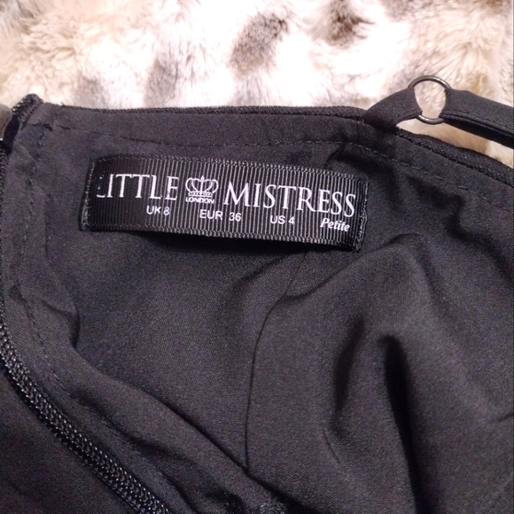 ASOS Little Mistress Black Tulle Dress - Picture 8 of 8